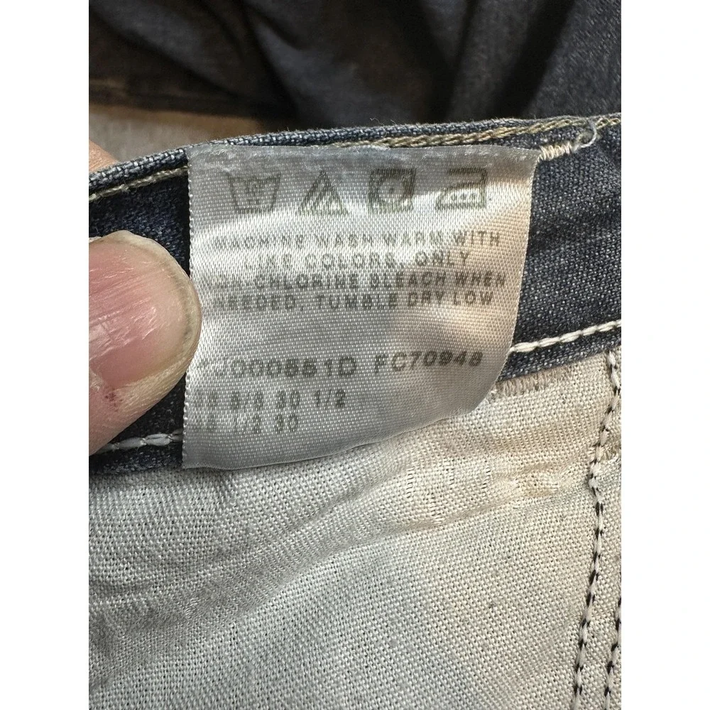 Vintage Wrangler Hero‎ Relaxed Straight Jeans Mens 34x30 (36x29) Dark Blue Denim